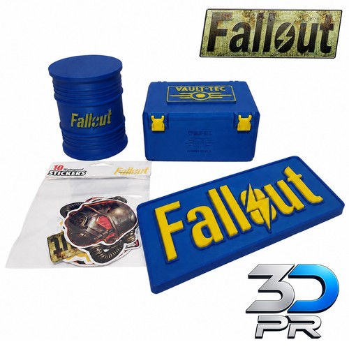 Fallout figures bundle 3d - fallout, (3d
