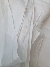Plain White Voile For Curtains. Nearly 30 Metres