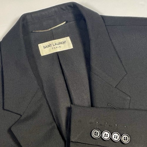 Saint laurent black jacket - black,
