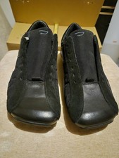 Diesel Auriga Black Leather/ Suade. Square Toe. New. Rare. Mens Uk 8 Shoes.