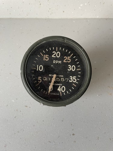 Military tachometer 4000 rpm - tachometer,