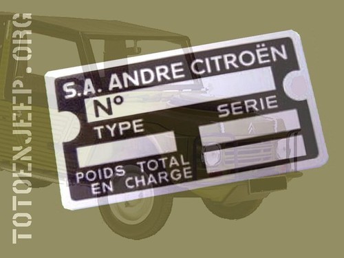 Citroen identification - citroen, "identification