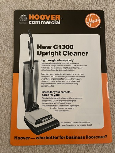 Vintage 1983 hoover c1300 - 1983,