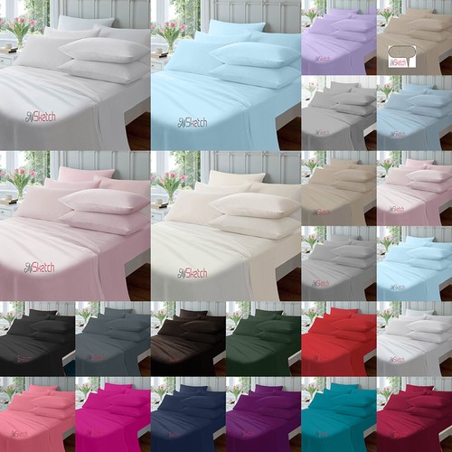 Extra deep fitted percale - extra,