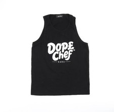 Dope Chef Mens Black Cotton