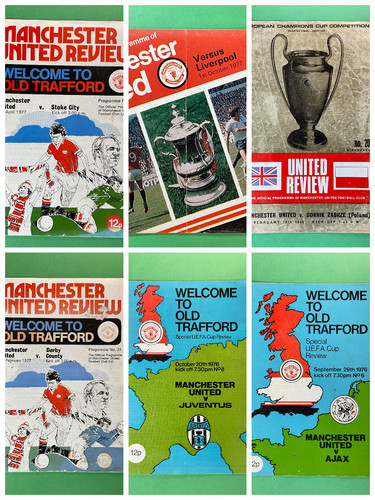 Manchester united programmes - manchester,