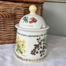 Dunoon Stoneware Preserve Jar with Lid Nature Trail Design Richard Partis