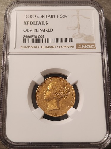 1838 victoria gold sovereign - 1838,