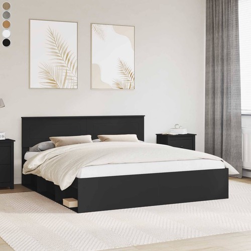 Bed frame with - frame,