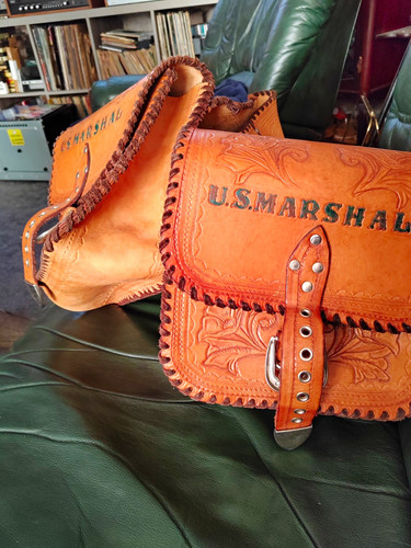 Marshal tooled leather - tooled,