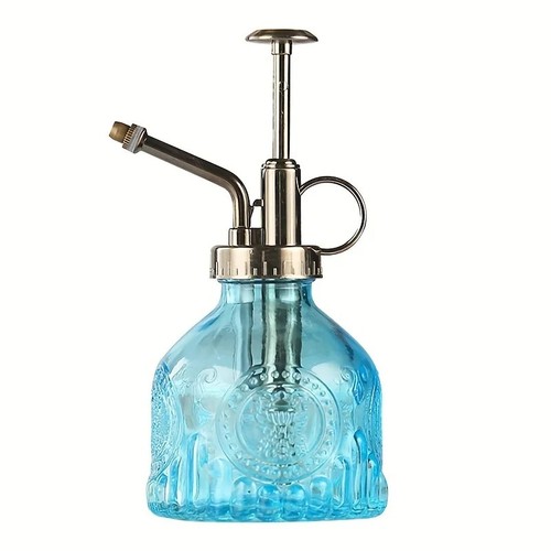 Vintage solid glass - glass, plant