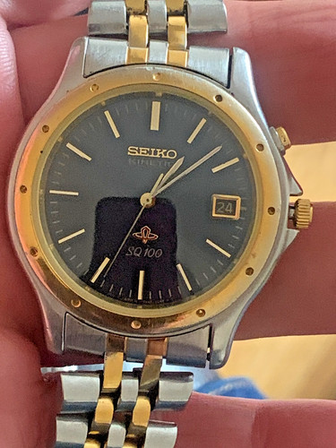 Seiko mans kinetic - kinetic, black