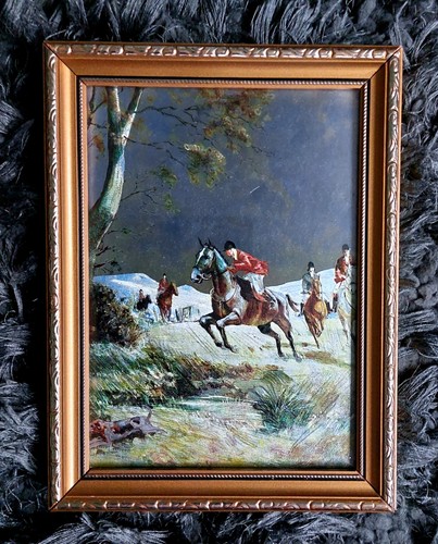 Fox hunt hunting dog picture - fox,