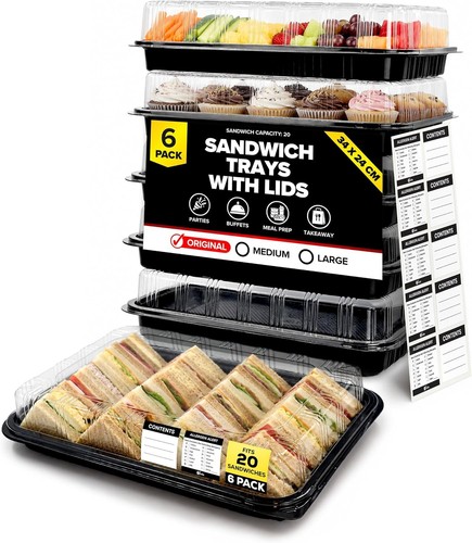Pack reusable party platter - pack,
