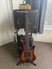 Ibanez EHB1505s Headless 5 String Electric Bass Guitar Gig Bag Nordstrand 