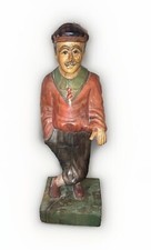 Mid Century Wood Hard Carved