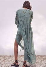 Zara Semi Sheer Grey/blue