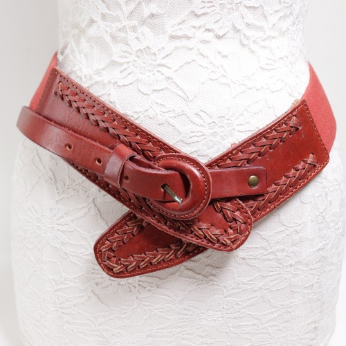 Vtg hip belt brick - m, red