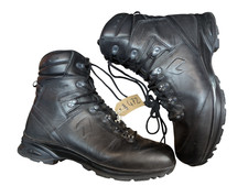 Haix German Army SF Issue Black Leather GoreTex Vibram Combat Boots 11 UK #472