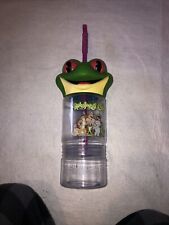 Rainforest Cafe Tree Frog 3D Head Travel Cup Water Bottle Souvenir Drink Snack