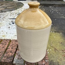 Large Vintage Stoneware Flagon