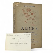 Alice's Adventures in Wonderland LEWIS CARROLL First MERVYN PEAKE Edition FILE