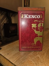 Antique Kenco Fresh Ground Coffee Tin. Vintage Collectable Kitchenalia Rare