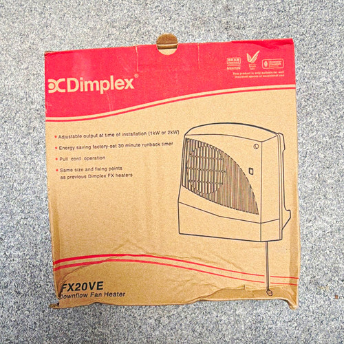 Dimplex fx20ve downflow fan - dimplex,