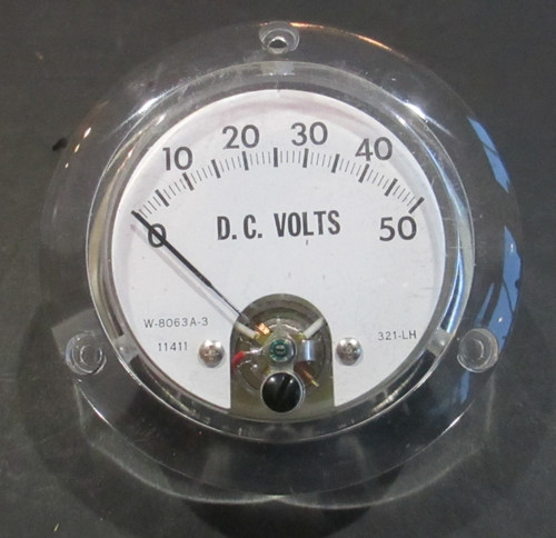 Acrylic volt meter 50v - acrylic,