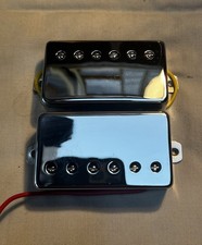 Unknown Chrome Humbuckers Pickup Set for Electric Guitar