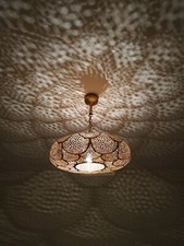 Ceiling Pendant Lamp Brass Moroccan Fixture Lighting Decor