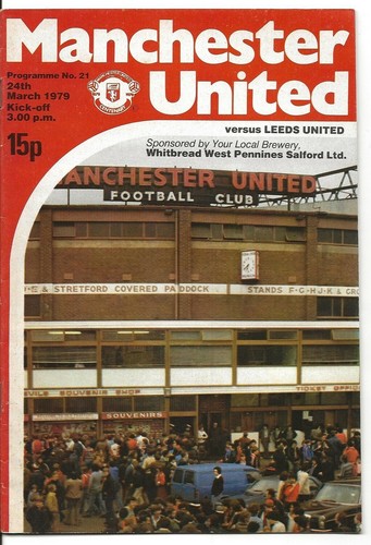 Football programme man utd - football, programme>man