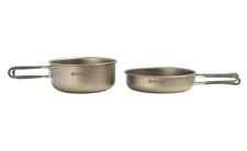 Vango Titanium 2 Piece Camping Cook Pot Pan Set