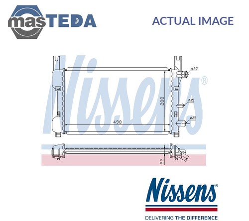 62121a engine cooling radiator - engine,