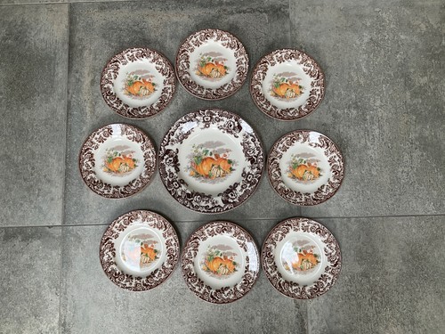 New spode woodland - woodland, plates