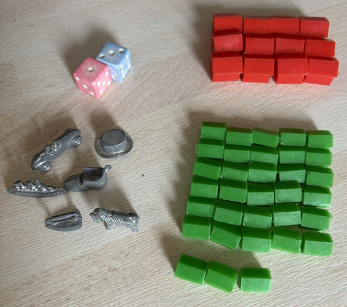 Monopoly spare parts tokens - parts,