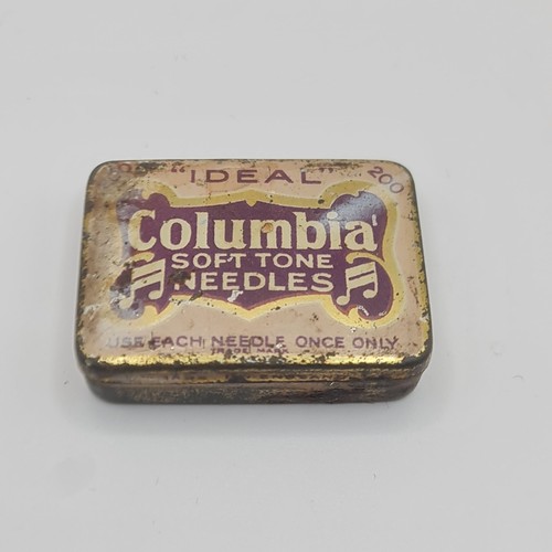 Columbia soft tone needles tin - needles,