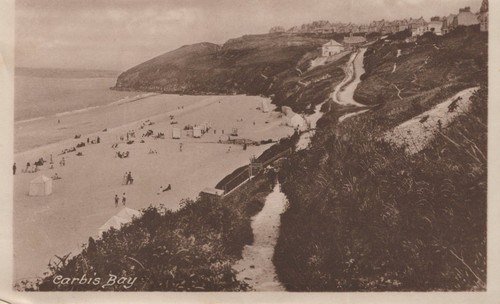Carbis bay cornwall - bay, cliff