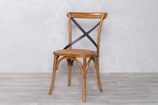 BENTWOOD DINING CHAIRS OAK WOODEN CHAIRS CROSS BACK DINING CHAIRS