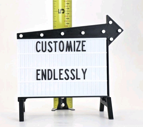Mini retro marquee - retro, sign