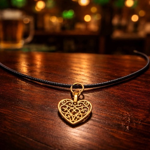 Heart shaped pendant mood - pendant,