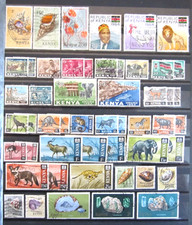 A SELECTION OF 50 KENYA STAMPS
