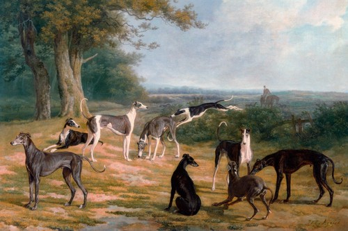 Vintage landscape painting - vintage,