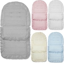 Broderie anglaise footmuff - broderie, /