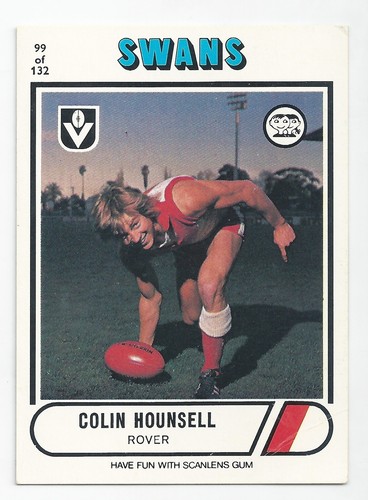 1976 scanlens colin - scanlens, (99)