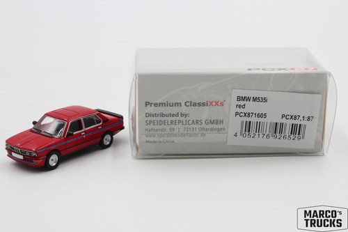 Brekina bmw m535i red - bmw,