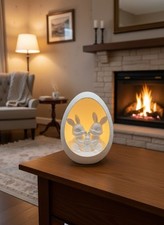 Bunny Family In Easter Egg