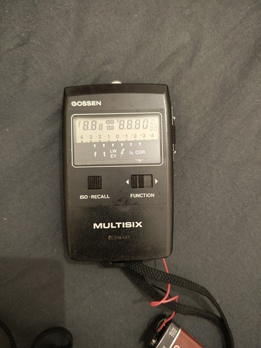 Gossen multisix light meter - gossen,