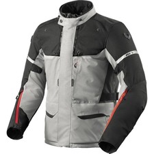 Rev It Outback 4 H2O Motorcycle Jacket XXL Silver Black EX-DISPLAY