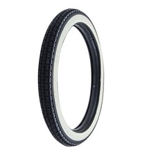 Whitewall Tyre Kenda K252 2.25-17 (2 1/4 x 17) 33L TT Hercules Prima Puch Maxi